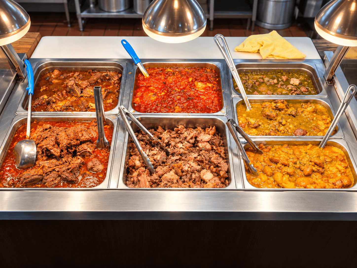 El Toro Loco food counter